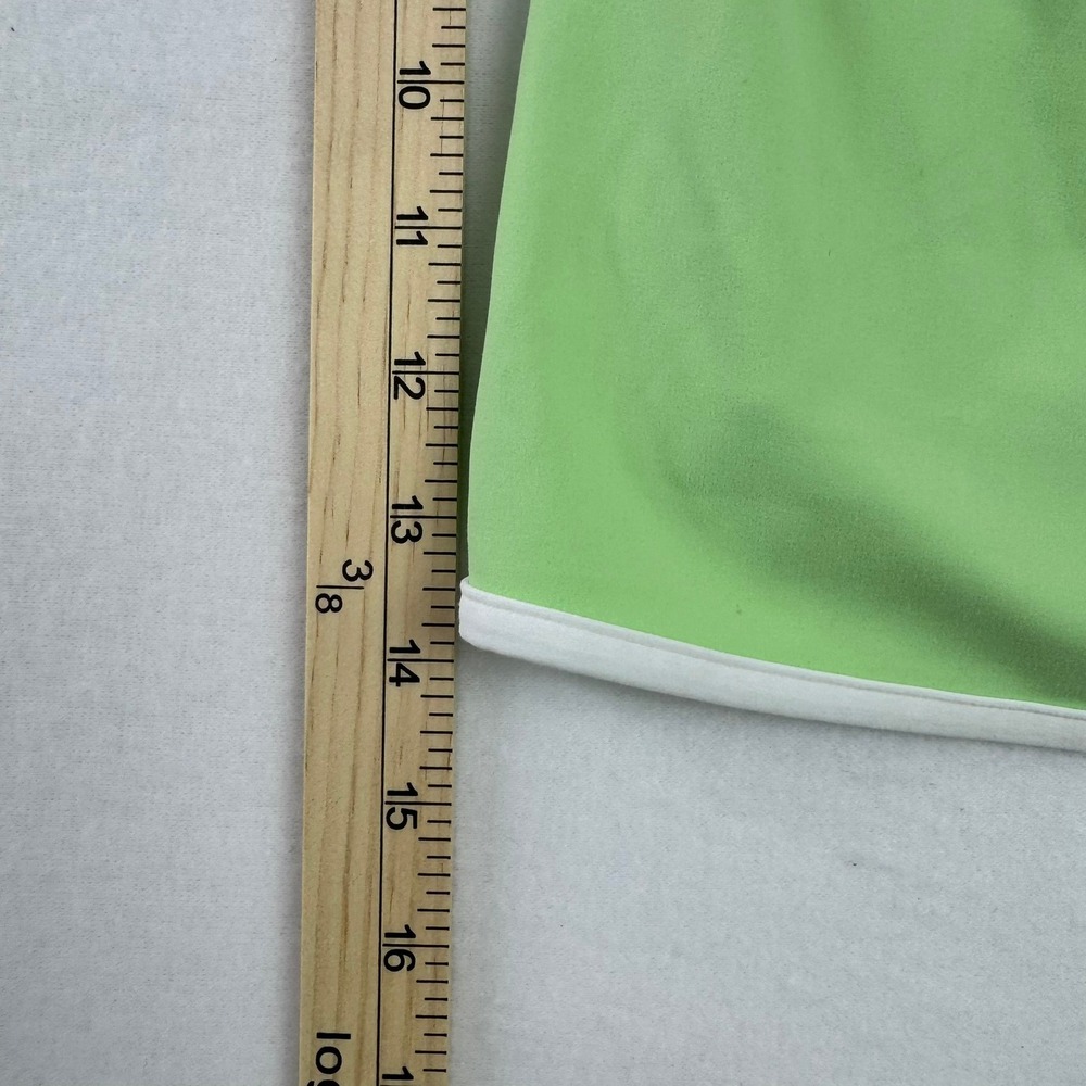 Zella Recess Lime Green Tennis Skort White Trim XL 14/16 Athletic Golf Skirt - Picture 6 of 6